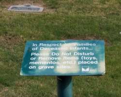 The North view area was established in 2013, it is also a section of the cemetery. The infant section for bury the infants in the North view area.